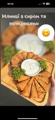 NALEŚNIKI Z PIECZARKAMI I SEREM