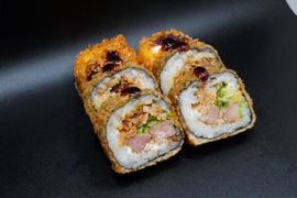Tempura ze smażoną rybą 6 szt-220g