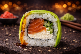 Awokado z łososiem 8 szt-277g Awokado z łososiem 8 szt-277g