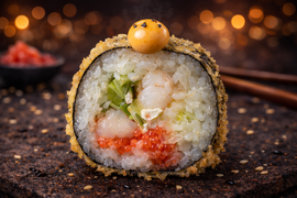 Tempura z krewetką 6 szt-200g Tempura z krewetką 6 szt-200g