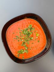 Zupa gazpacho (Gf, vegan, 🌶️)