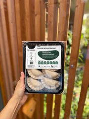 Pierogi z szarpaną wieprzowiną (gf)