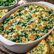 Zapiekanka szpinakowa z kurczakiem