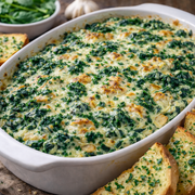 Zapiekanka szpinakowa