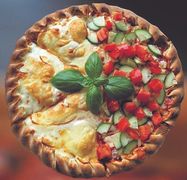 Pizze faszerowane pół na pół