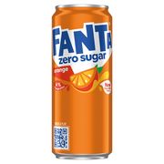 Napój Fanta Zero Pomarańczowa 0,33 l Napój Fanta Zero Pomarańczowa 0,33 l