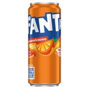 Napój Fanta Pomarańczowa 0,33 l