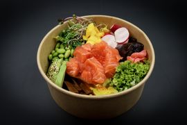 Bowl z łososiem (sur/piecz)