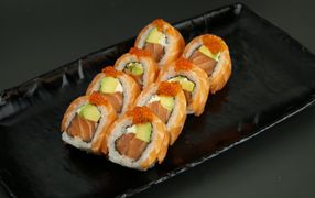 California maki special 2 (łosoś/łosoś)