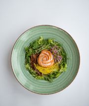 Fit Bowl z łososiem pieczonym