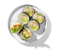 Futomaki z kalmarami w tempurze