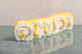 Up: krewetka w temp., avocado, serek n/z mango - 10 sztuk