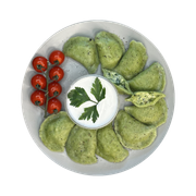 Pierogi ze szpinakiem i feta XL 10 szt.