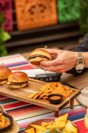 Mini smash burger