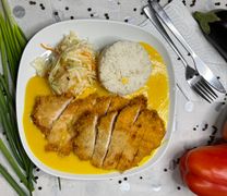 W curry mango z kurczakiem chrupiącym