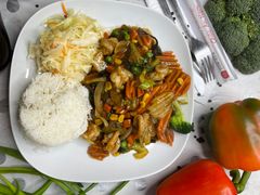 166. W sosie teriyaki z krewetkami