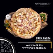0. Pizza Bianca z kurkami