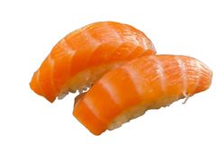 Nigiri łosoś Nigiri łosoś