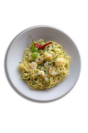 Makaron z krewetkami