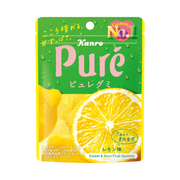 Kanro Puré żelki o smaku cytryny, 56 g