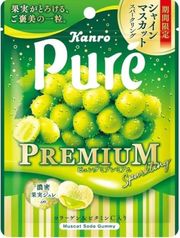 Puré Premium żelki o smaku musującego winogrona Muscat, 54g