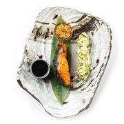 Łosoś teriyaki