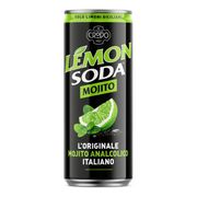 40. LEMON SODA MOJITO orzeźwiający napój o smaku mojito (limonka i mięta) 330ml