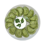 Pierogi ze szpinakiem i feta XXL 14 szt.