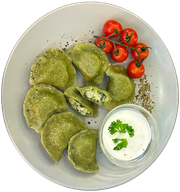 Pierogi ze szpinakiem i feta 7 szt.