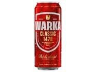 Warka Classic Light Beer 500 ml can Warka Classic Light Beer 500 ml can