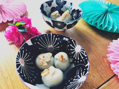 Mochi z pastą z czerwonej fasoli