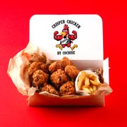 Zestaw 8x hot wings + Małe fryytki