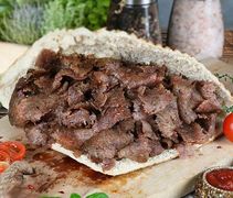 Bułka samo mięso z sosem mango - chilli