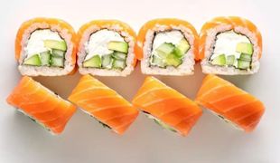 Philadelphia z łososiem 8 szt. Philadelphia z łososiem 8 szt.