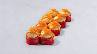 Rolka na ciepło z łososiem