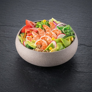 Poke bowl z krewetkami