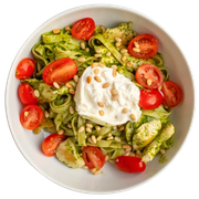 Tagliatelle Pesto Con Pollo